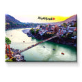 Stickerji Rishikesh Wooden Fridge Magnet - Souvenir travel keepsake gift - View 2