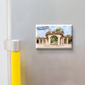 Stickerji Rock Garden, Chandigarh Wooden Fridge Magnet - Souvenir travel keepsake gift