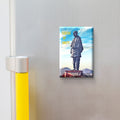 Stickerji Statue of Unity Wooden Fridge Magnet - Souvenir travel keepsake gift