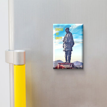 Stickerji Statue of Unity Wooden Fridge Magnet - Souvenir travel keepsake gift