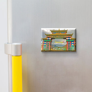 Stickerji Jawang Wooden Fridge Magnet - Souvenir travel keepsake gift
