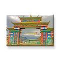 Stickerji Jawang Wooden Fridge Magnet - Souvenir travel keepsake gift - View 2