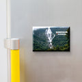 Stickerji Dudhsagar, Waterfall Wooden Fridge Magnet - Souvenir travel keepsake gift
