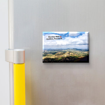 Stickerji Horsley Hills, Andhra Pradesh Wooden Fridge Magnet - Souvenir travel keepsake gift