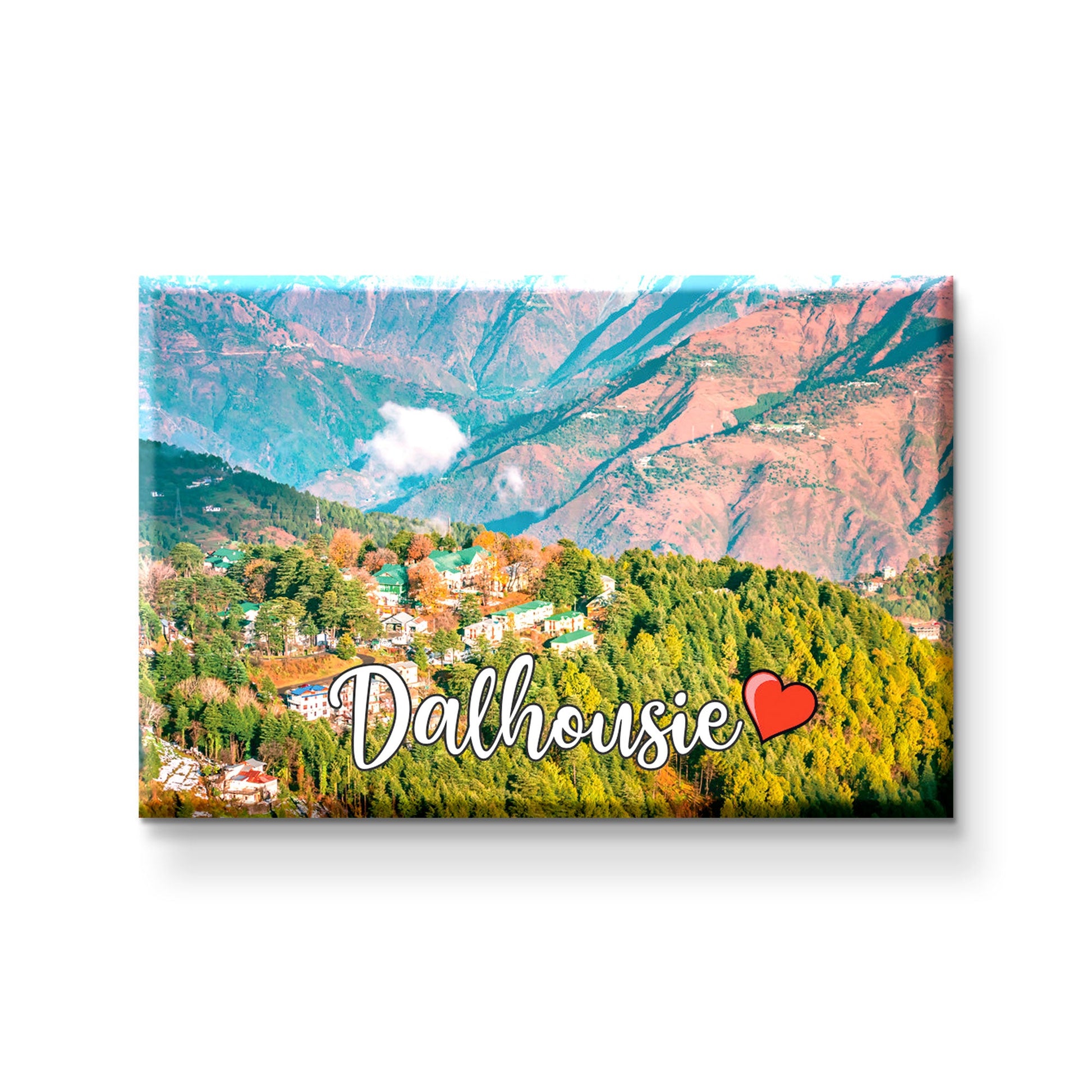Stickerji Dalhousie Wooden Fridge Magnet - Souvenir travel keepsake gift - View 2
