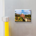 Stickerji Hazira maqbara, Vododara Gujrat Wooden Fridge Magnet - Souvenir travel keepsake gift