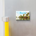 Stickerji Alappuzha Wooden Fridge Magnet - Souvenir travel keepsake gift