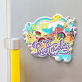 Los Angeles Wooden Fridge Magnet by Stickerji – Premium MDF souvenir travel keepsake gift displayed on refrigerator