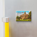 Stickerji Khajuraho- Kandariya Mahadev Temple Wooden Fridge Magnet - Souvenir travel keepsake gift