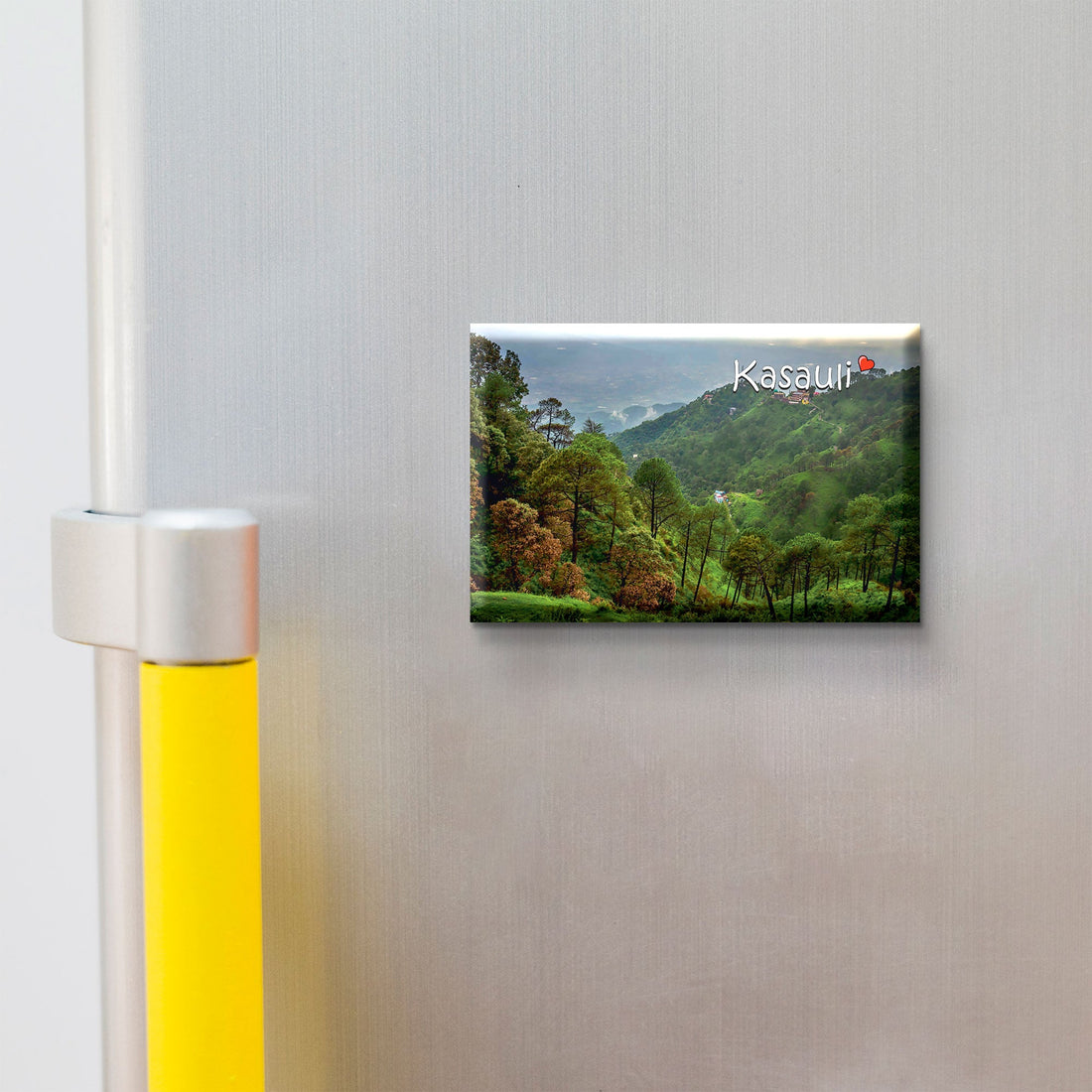 Stickerji Kasauli Wooden Fridge Magnet - Souvenir travel keepsake gift