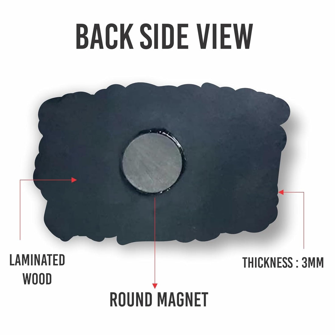 Stickerji Souvenir Wooden Fridge Magnet | Aamchi Mumbai