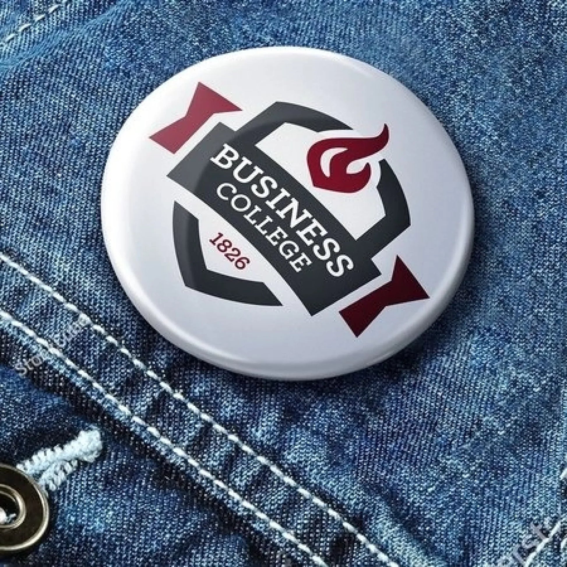 Stickerji Customized Button Badge | Round | 58mm | Back Side Pin - Stickerji premium quality product - View 3