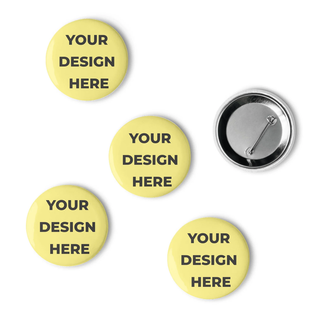 Stickerji Customized Button Badge | Round | 58mm | Back Side Pin - Stickerji premium quality product