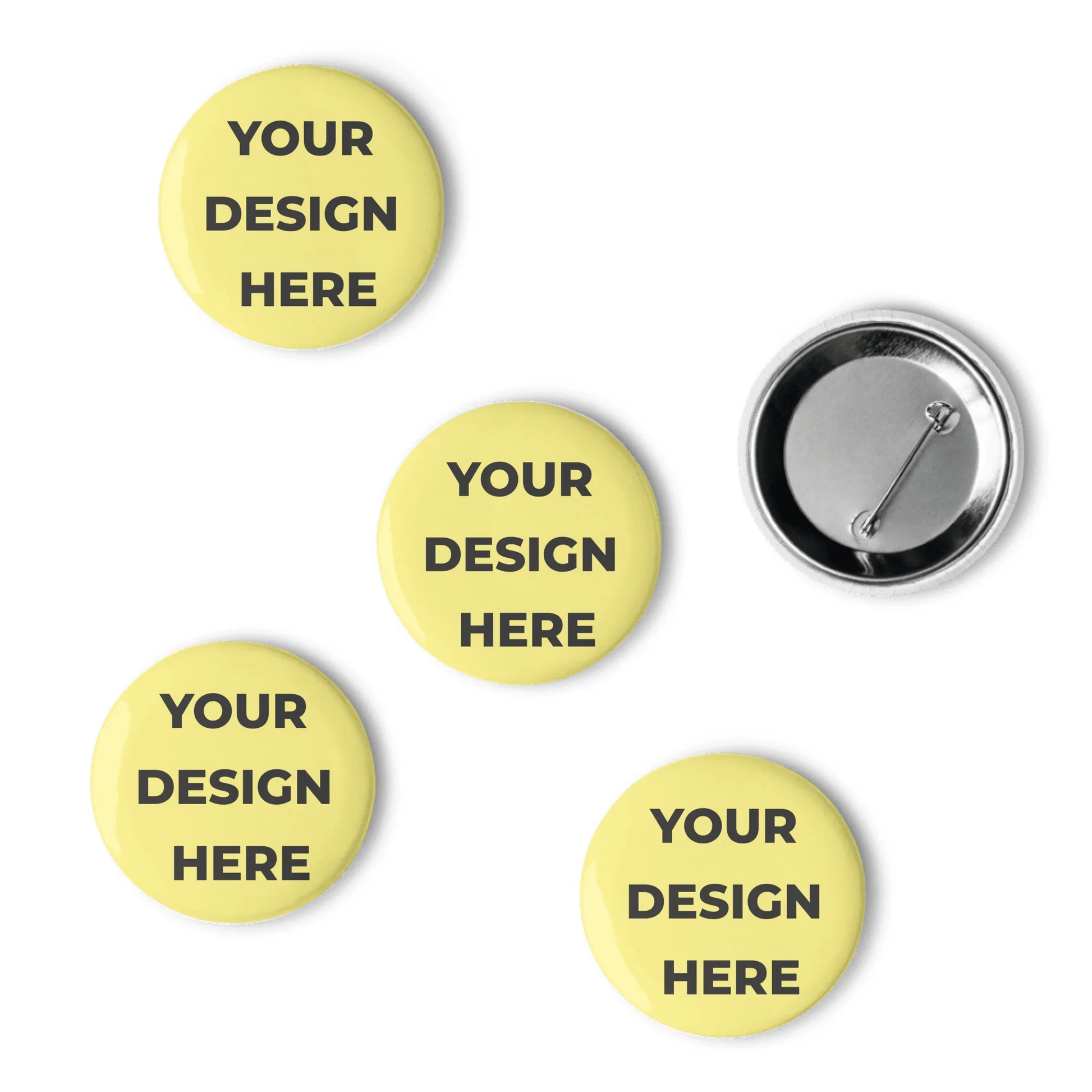 Stickerji Customized Button Badge | Round | 58mm | Back Side Pin - Stickerji premium quality product - View 2