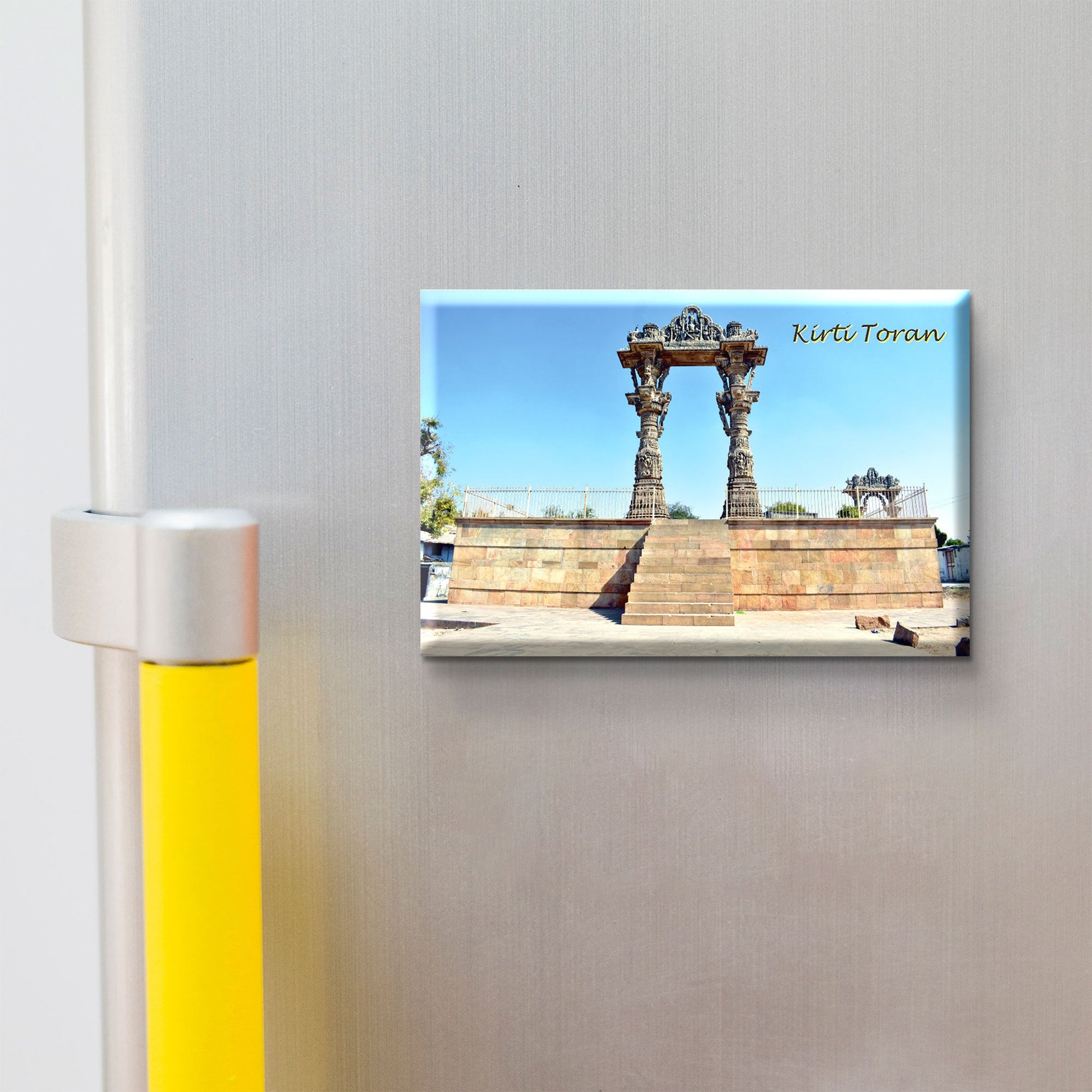 Stickerji Kirti Toran Wooden Fridge Magnet - Souvenir travel keepsake gift