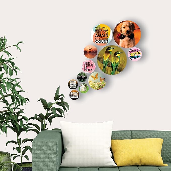 Stickerji Wooden Wall Hanging for Home Decoration | Animal Theme Wooden Wall Hanging