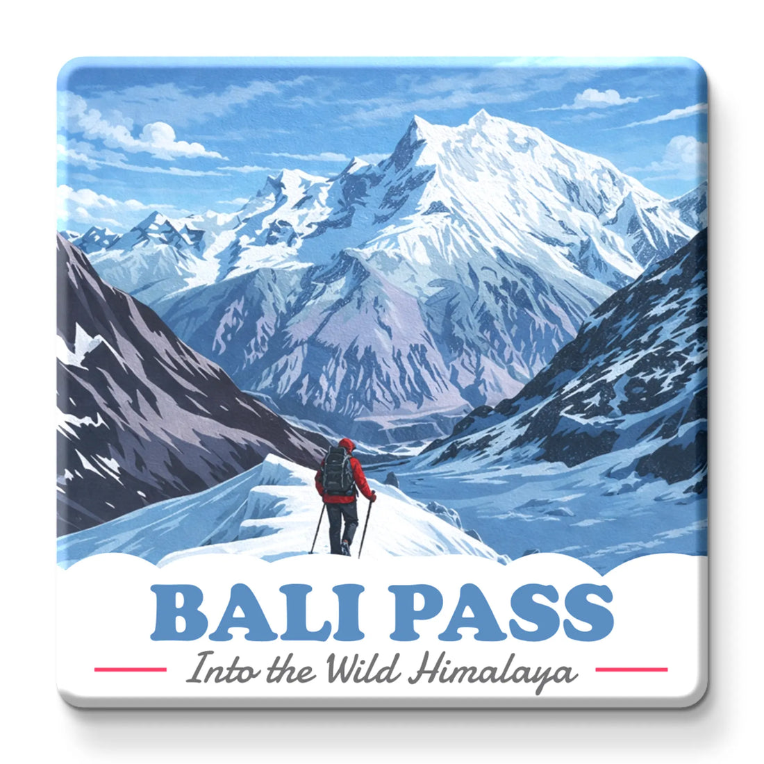 Stickerji Souvenir Wooden Fridge Magnet | BALI PASS