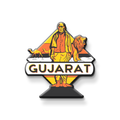Gujarat state magnet with measurements on a white background
