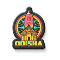 Stickerji Odisha Wooden Fridge Magnet - Souvenir travel keepsake gift - View 2