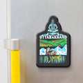 Stickerji Uttarakhand Wooden Fridge Magnet - Souvenir travel keepsake gift