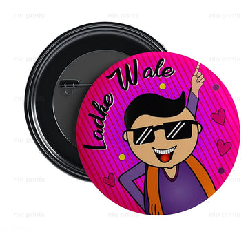 Stickerji Team Groom Wedding Badge Design 13 - Pinback button for bridal and groom party
