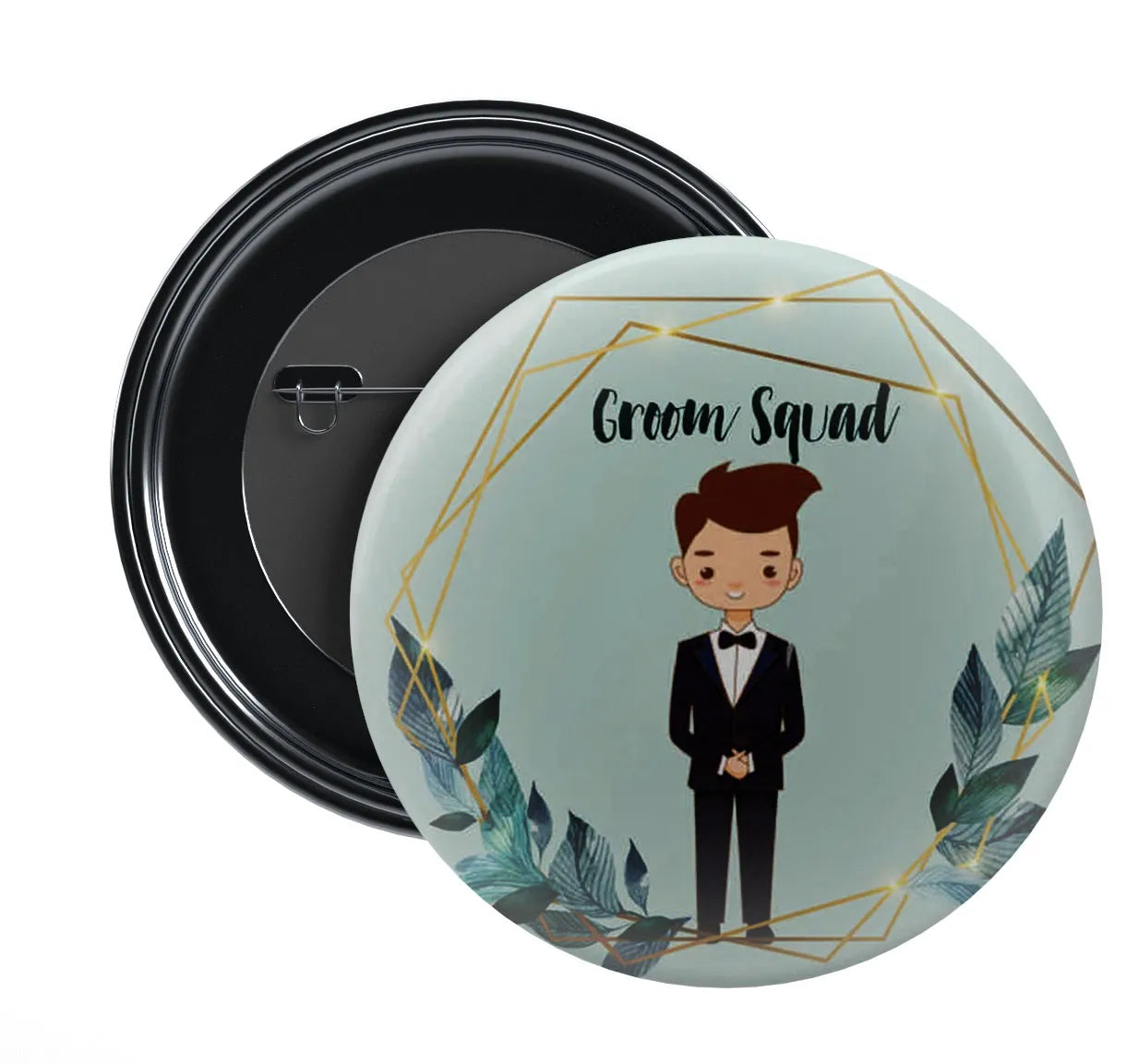 Stickerji Wedding Badges | Team Groom | Design 9