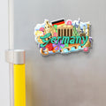 Stickerji Germany Wooden Fridge Magnet - Souvenir travel keepsake gift