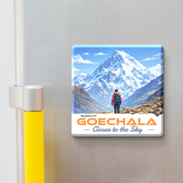 Stickerji Souvenir Wooden Fridge Magnet | GOECHALA
