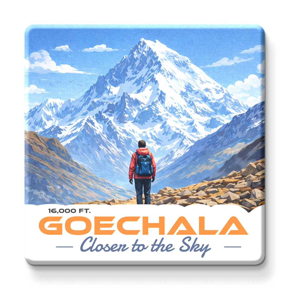 Stickerji Souvenir Wooden Fridge Magnet | GOECHALA