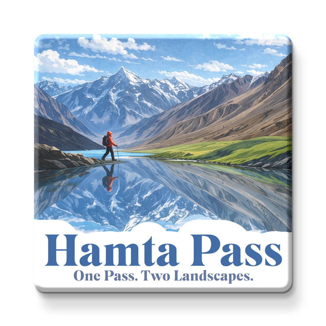 Stickerji Souvenir Wooden Fridge Magnet | HAMTA PASS
