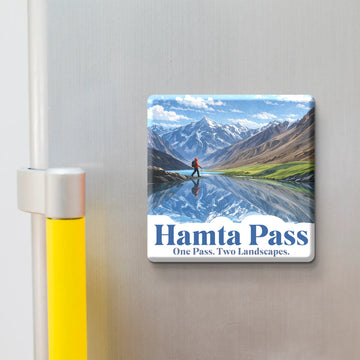 Stickerji Souvenir Wooden Fridge Magnet | HAMTA PASS