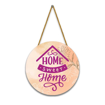 Stickerji Wooden Wall Hanging for Home Decoration | HOME SWEET HOME 05