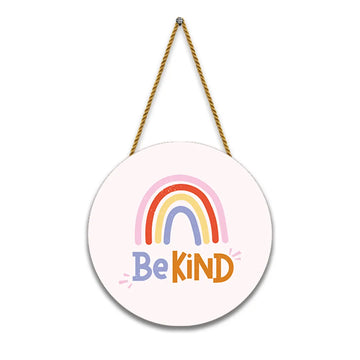 Stickerji Wooden Wall Hanging for Home Decoration | Be Kind
