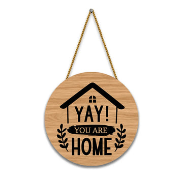 Stickerji Wooden Wall Hanging for Home Decoration | YAY You are Home