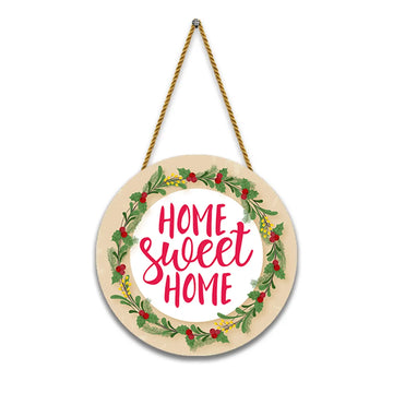 Stickerji Wooden Wall Hanging for Home Decoration | HOME SWEET HOME 02
