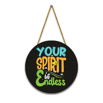 Stickerji Wooden Wall Hanging for Home Decoration |  Your spirit is endless