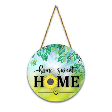Stickerji Wooden Wall Hanging for Home Decoration | HOME SWEET HOME 01