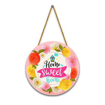 Stickerji Wooden Wall Hanging for Home Decoration | HOME SWEET HOME 04