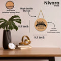 Stickerji Wooden Wall Hanging - Family where life begins & love never ends - Home decor gift - View 2
