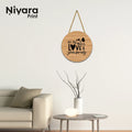 Stickerji Wooden Wall Hanging - ALL YOU NEED IS LOVE & YOUR FAMILY - Home decor gift - View 3