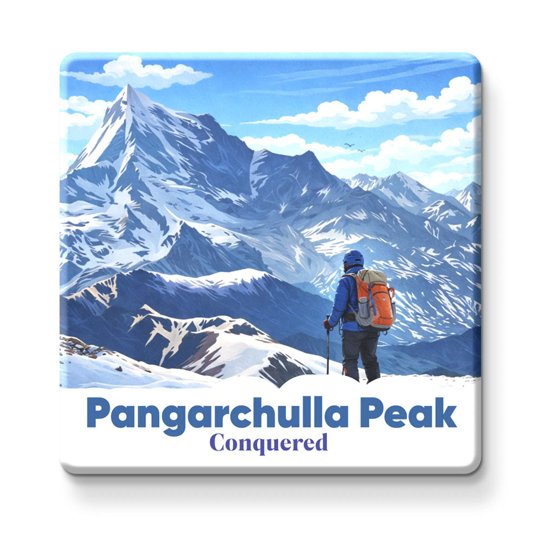 Stickerji Souvenir Wooden Fridge Magnet | PANGARCHULLA PEAK
