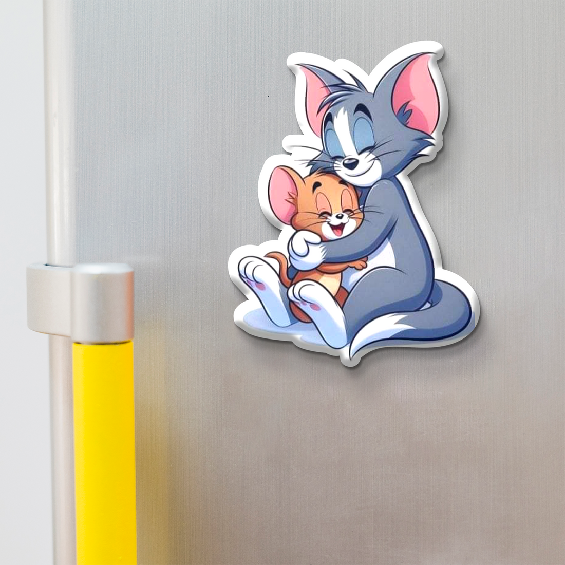 Stickerji Tome & Jerry 02 Wooden Fridge Magnet - Souvenir travel keepsake gift