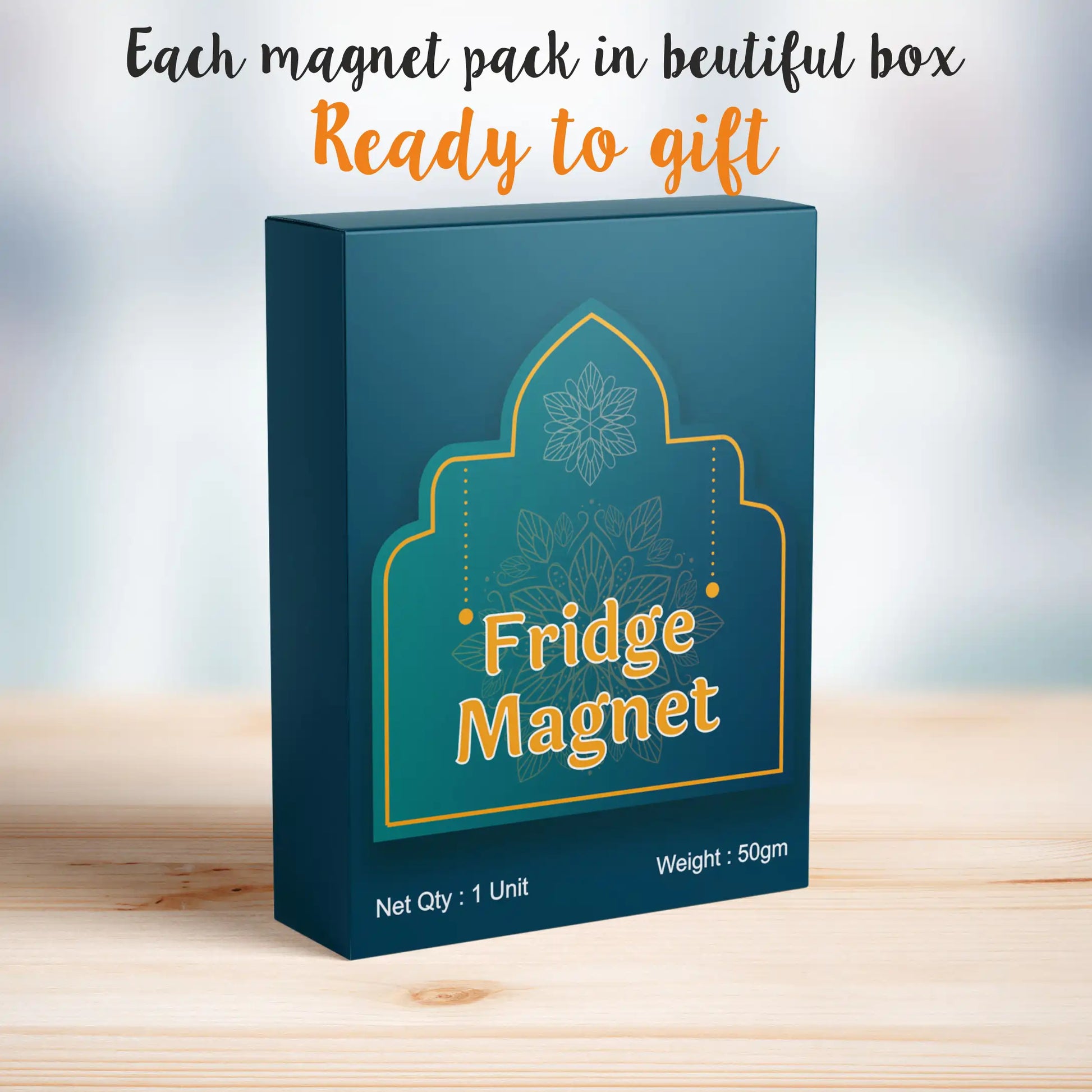 Stickerji U & Me Wooden Fridge Magnet - Souvenir travel keepsake gift - View 3