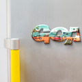 Stickerji GOA 01 Wooden Fridge Magnet - Souvenir travel keepsake gift