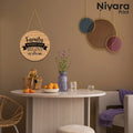 Stickerji Wooden Wall Hanging - Family where life begins & love never ends - Home decor gift - View 6
