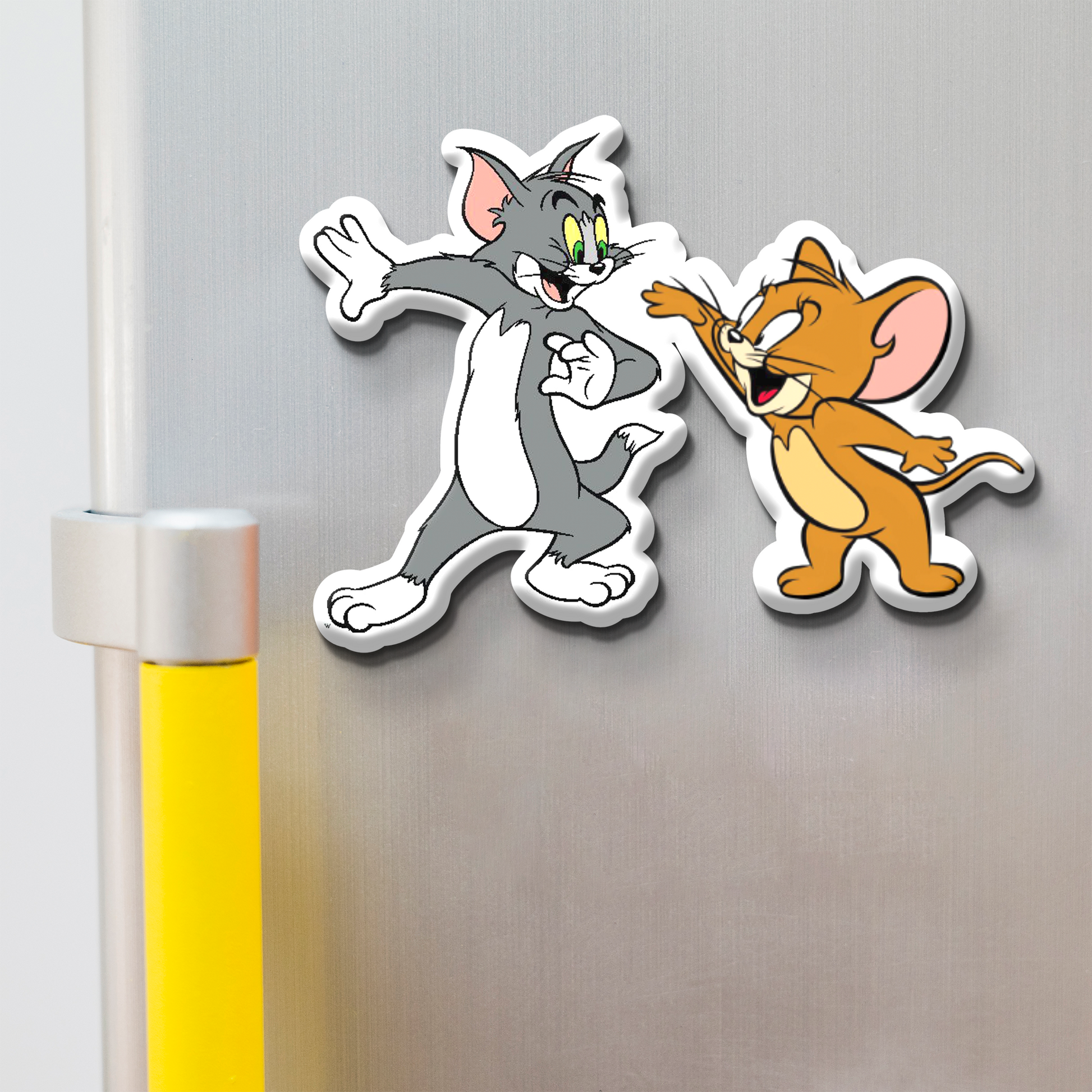 Stickerji Tome & Jerry 01 Wooden Fridge Magnet - Souvenir travel keepsake gift