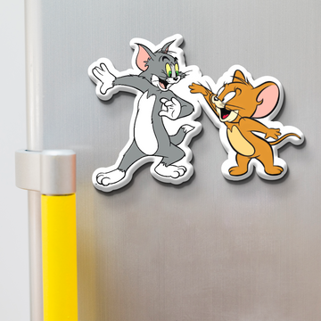 Stickerji Tome & Jerry 01 Wooden Fridge Magnet - Souvenir travel keepsake gift