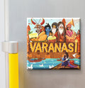 Stickerji Varanasi Wooden Fridge Magnet - Souvenir travel keepsake gift